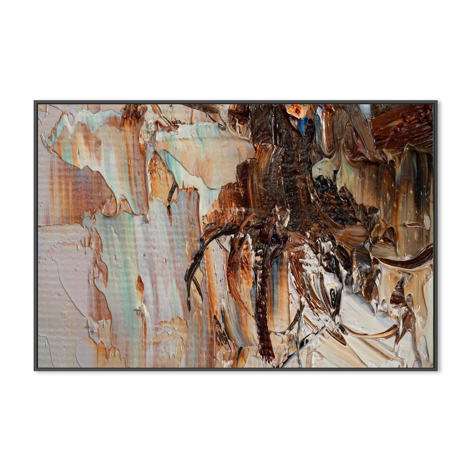 Silk and Cream , Hand-painted Canvas