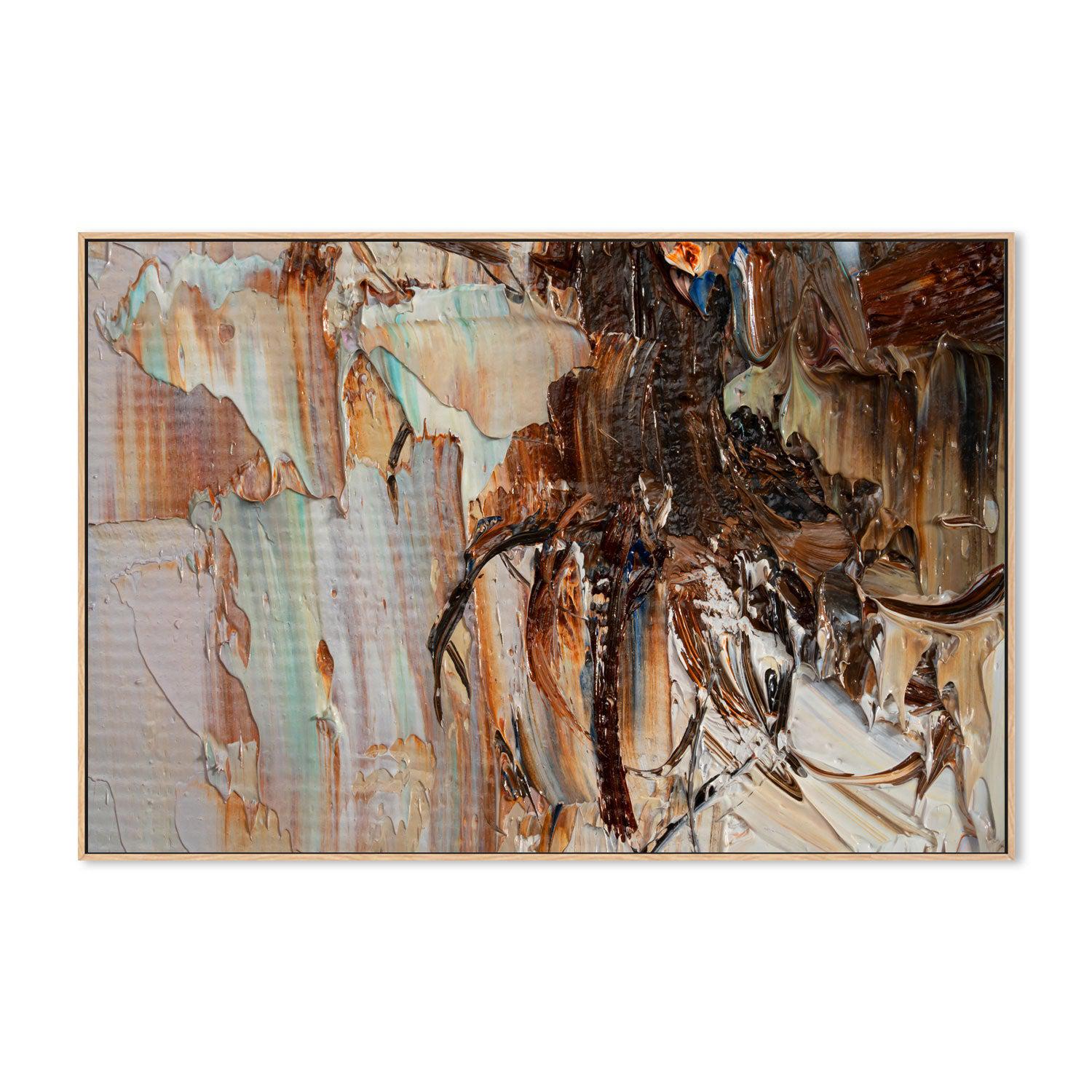 Silk and Cream , Hand-painted Canvas