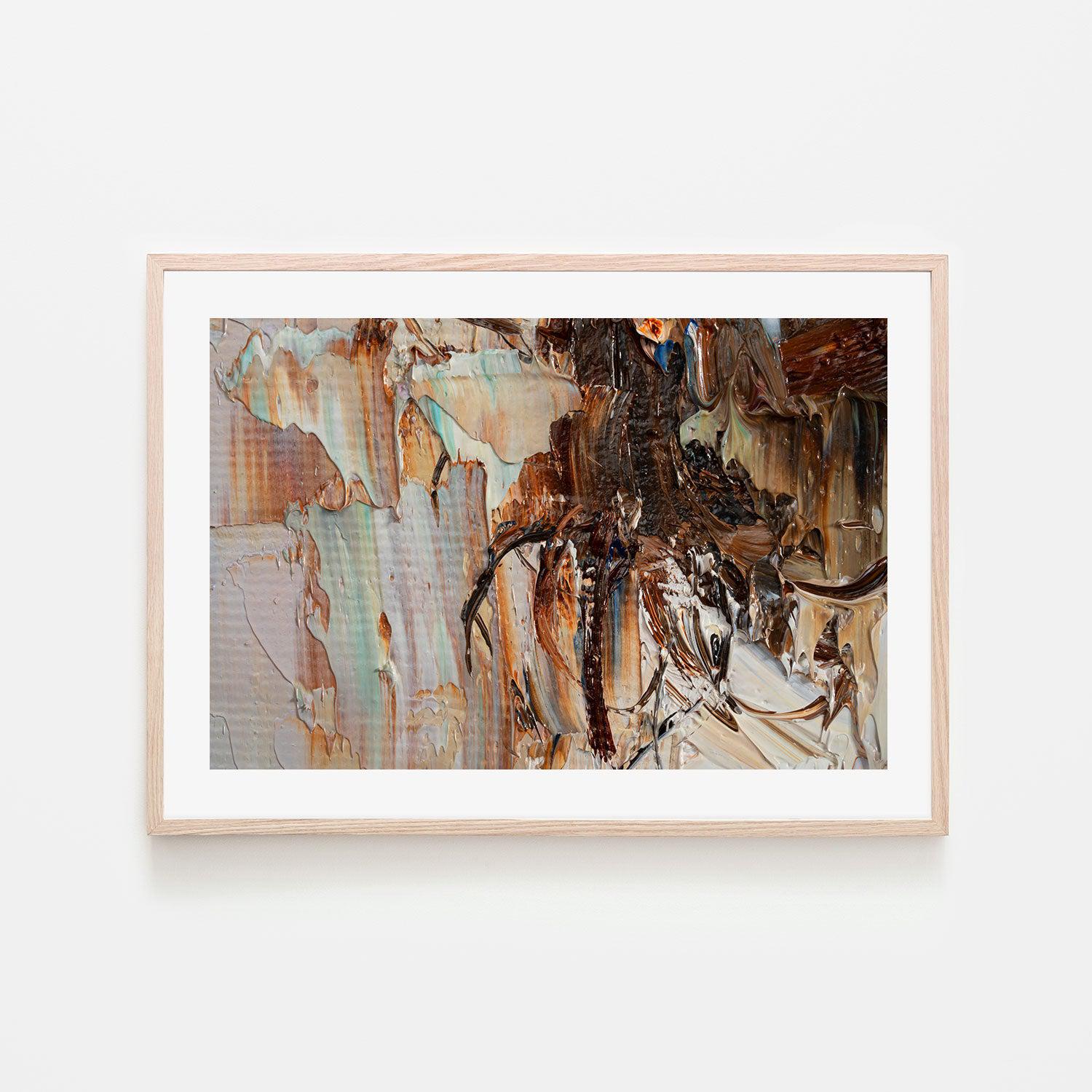 Silk and Cream , Hand-painted Canvas