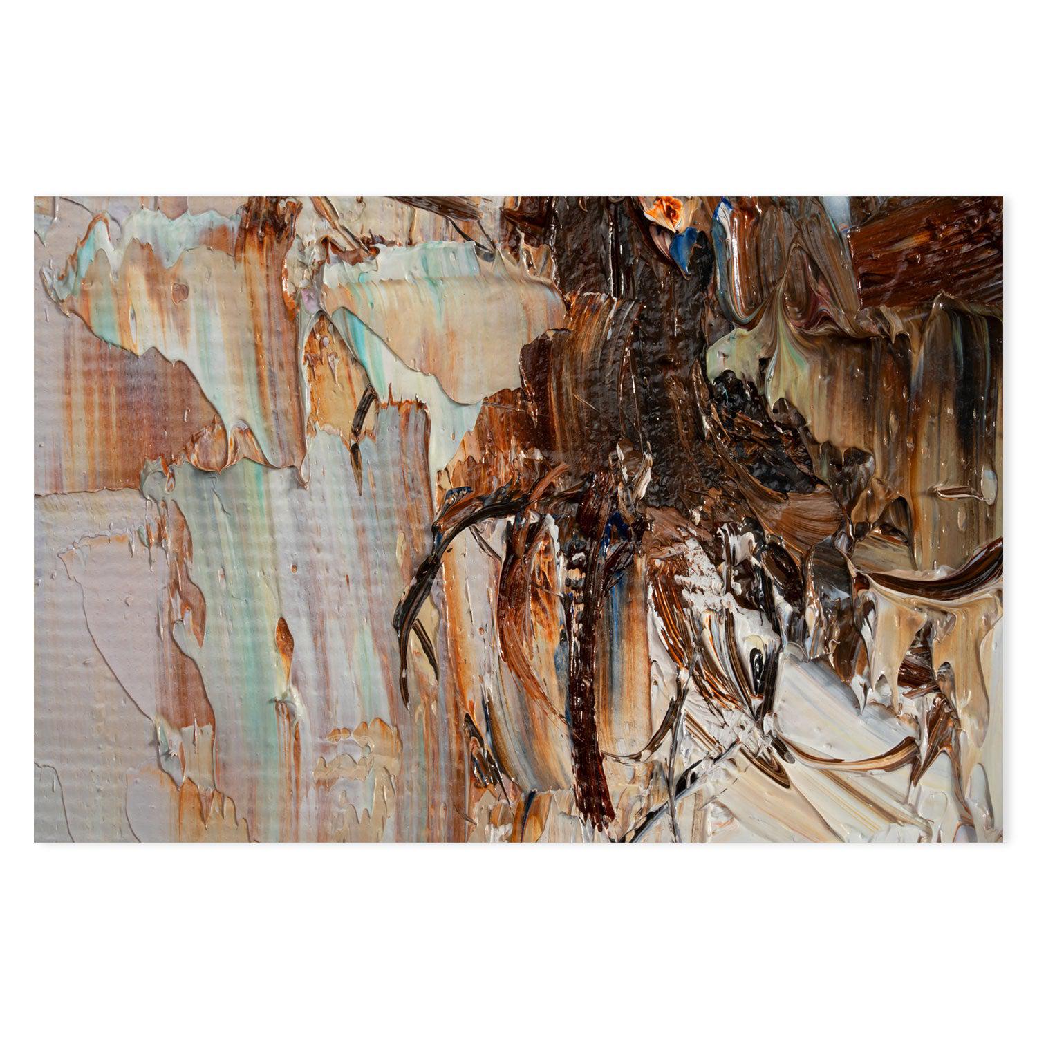Silk and Cream , Hand-painted Canvas