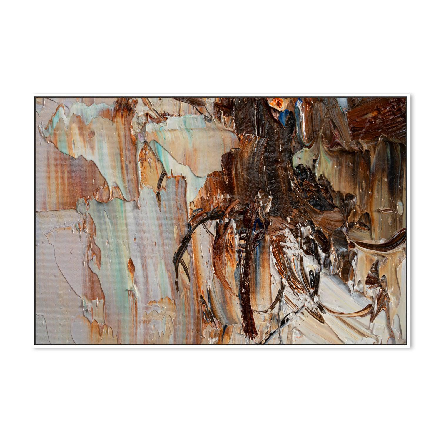 Silk and Cream , Hand-painted Canvas
