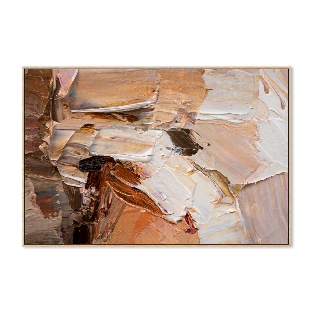 Creamy Layers , Hand-painted Canvas