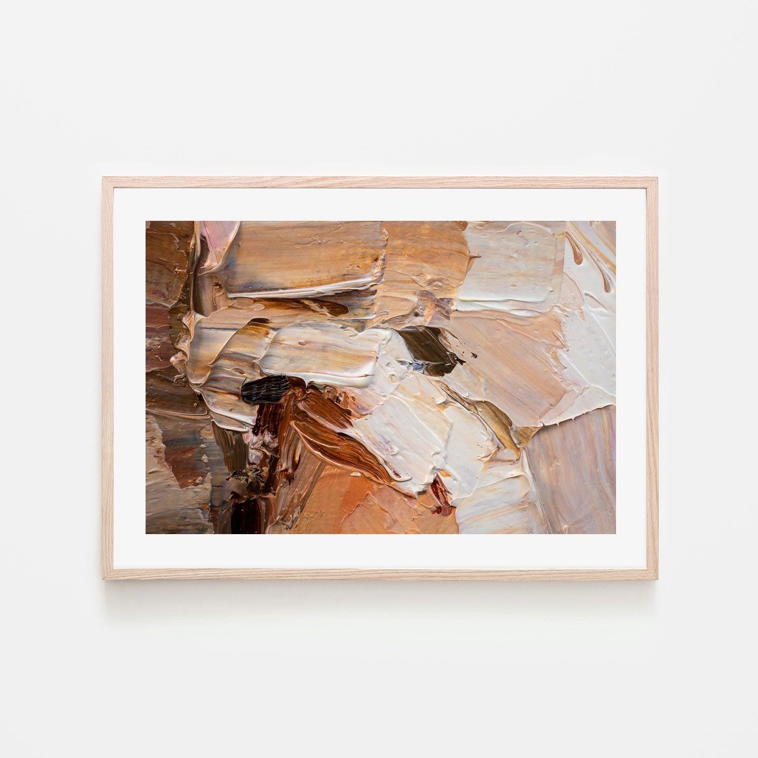 Creamy Layers , Hand-painted Canvas
