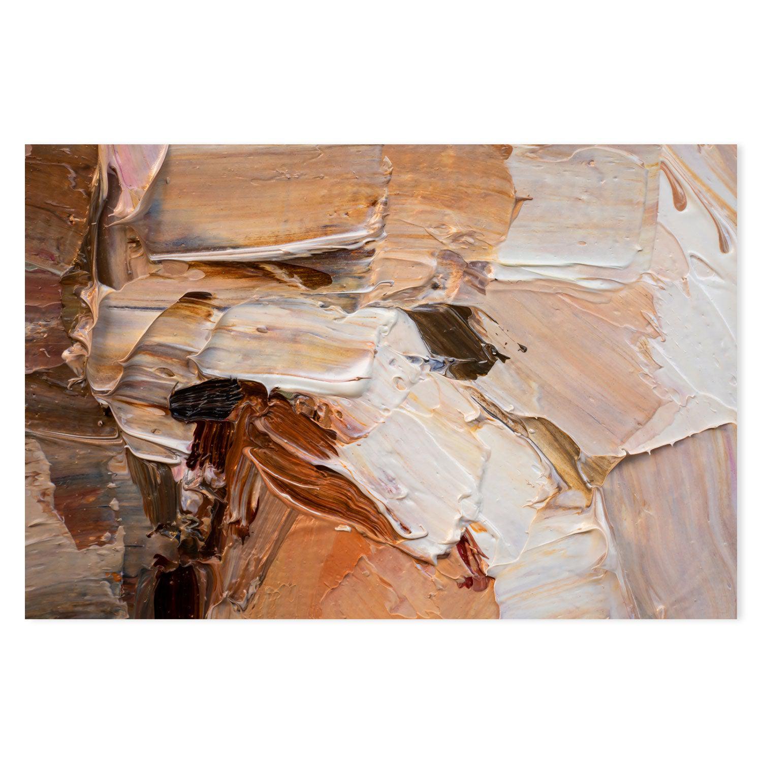 Creamy Layers , Hand-painted Canvas