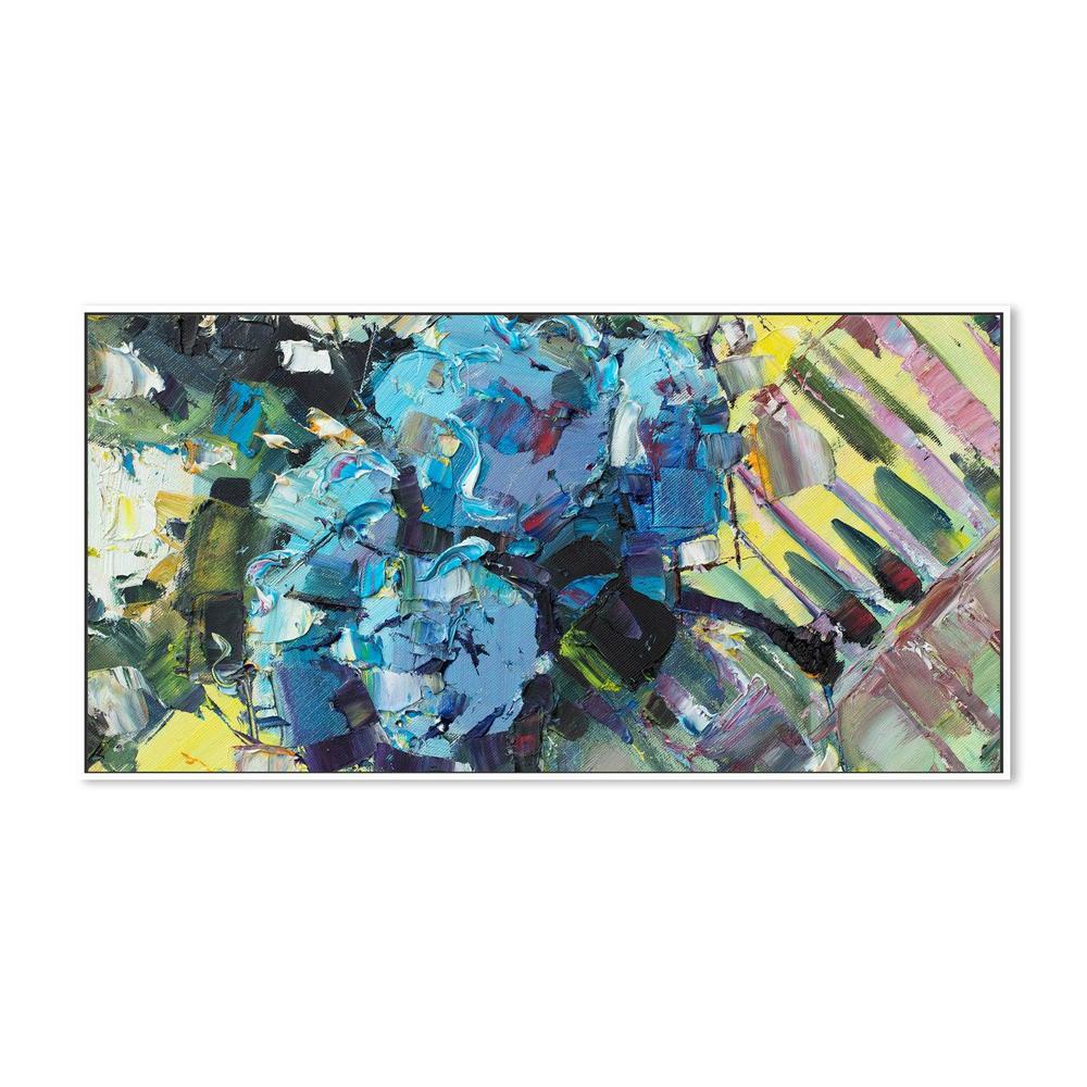 Blue Carnations , Hand-painted Canvas