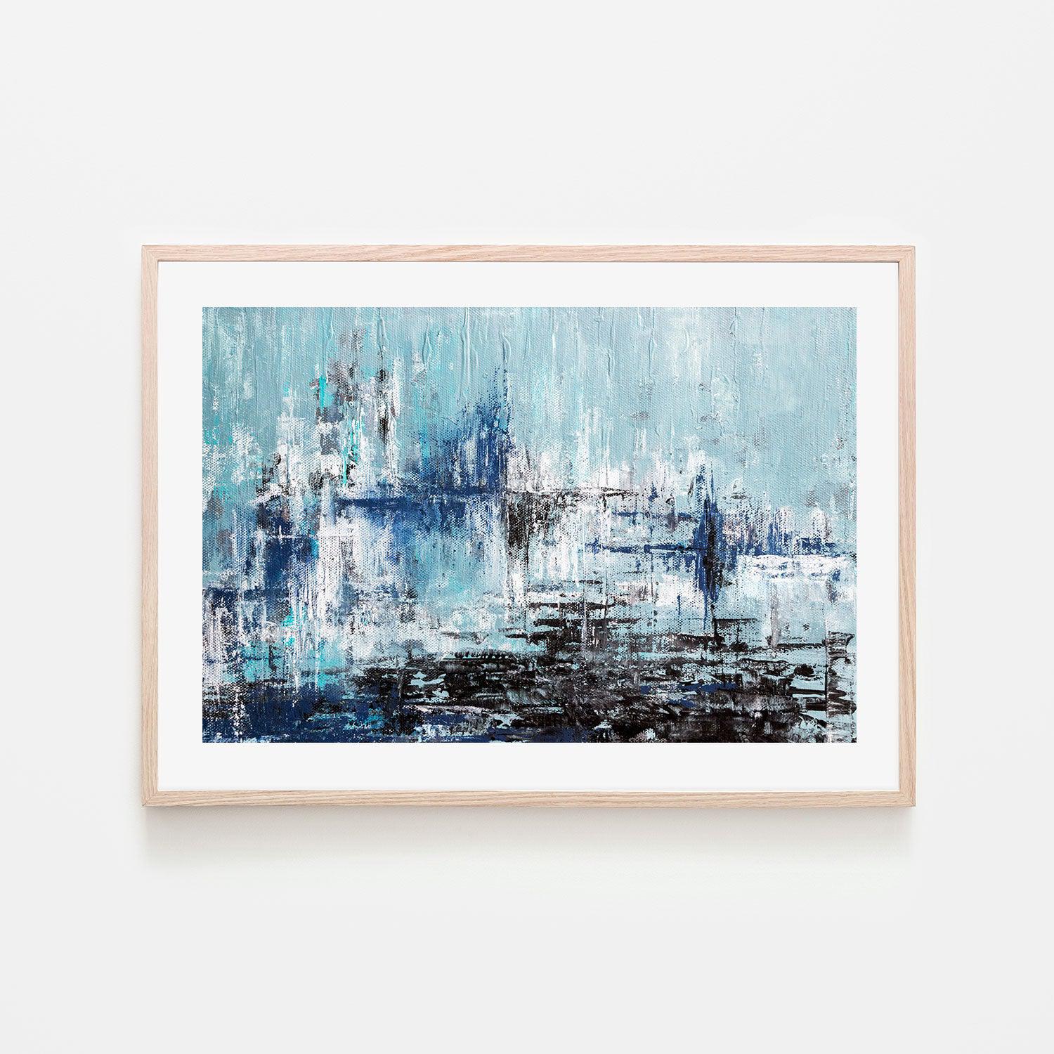 Frozen Time , Hand-painted Canvas