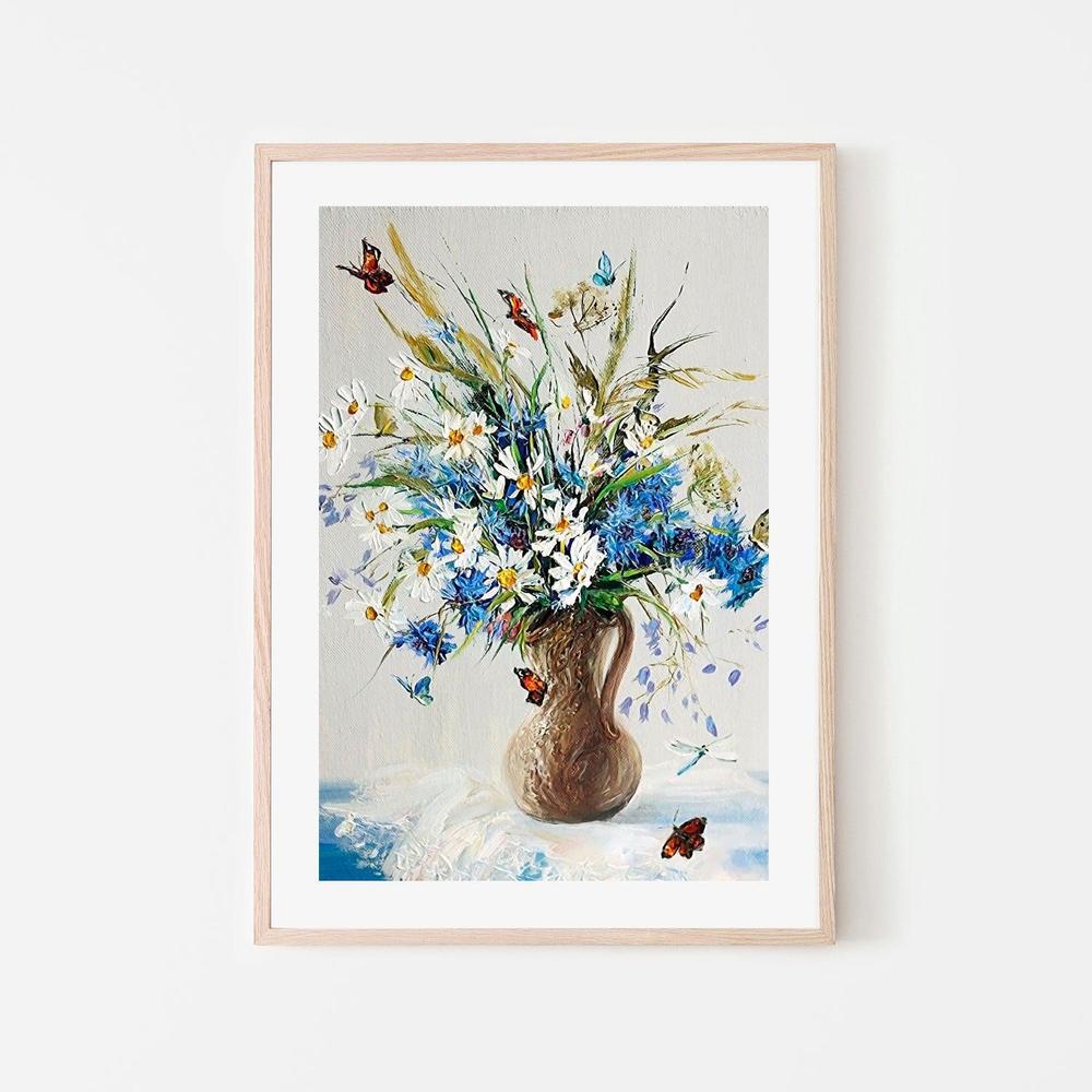 Home Of The Butterfly , Hand-painted Canvas