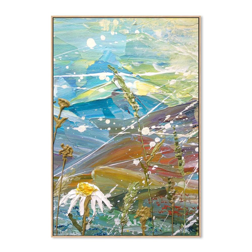 Rolling Hills , Hand-painted Canvas