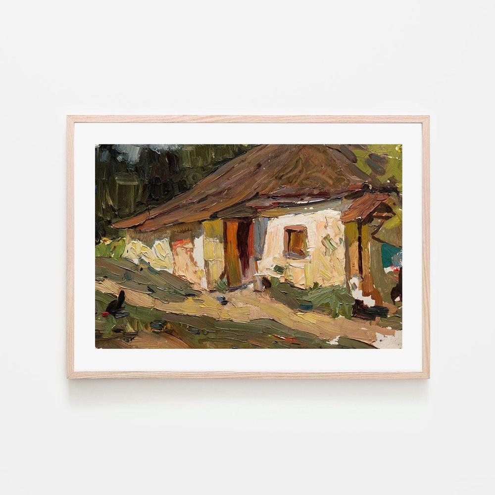 Farm House , Hand-painted Canvas