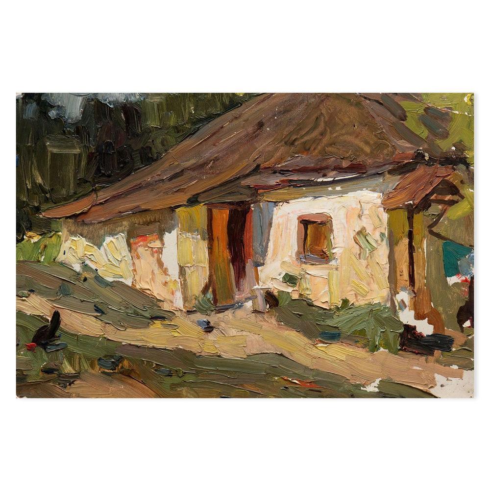 Farm House , Hand-painted Canvas
