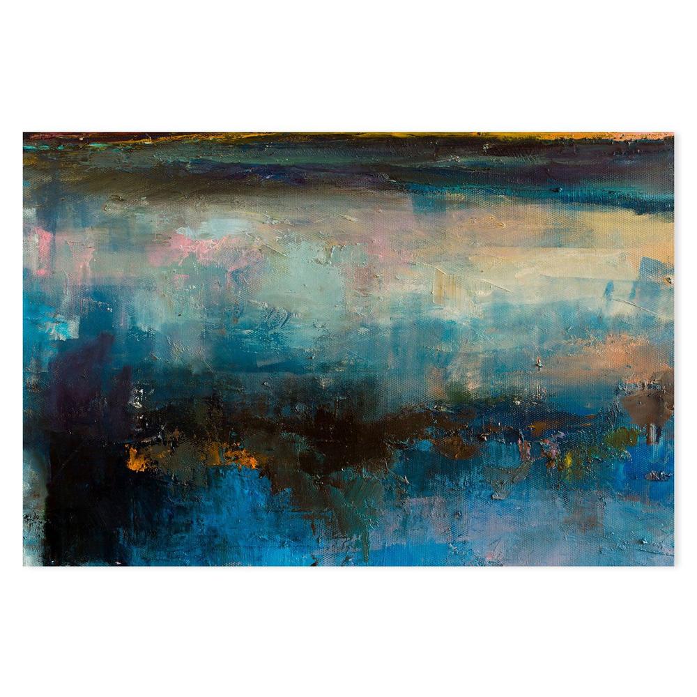 Night Reflections , Hand-painted Canvas