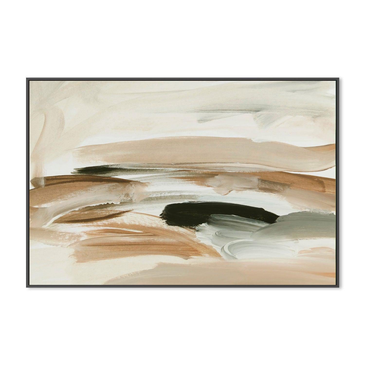 Neutral Attraction , Hand-painted Canvas