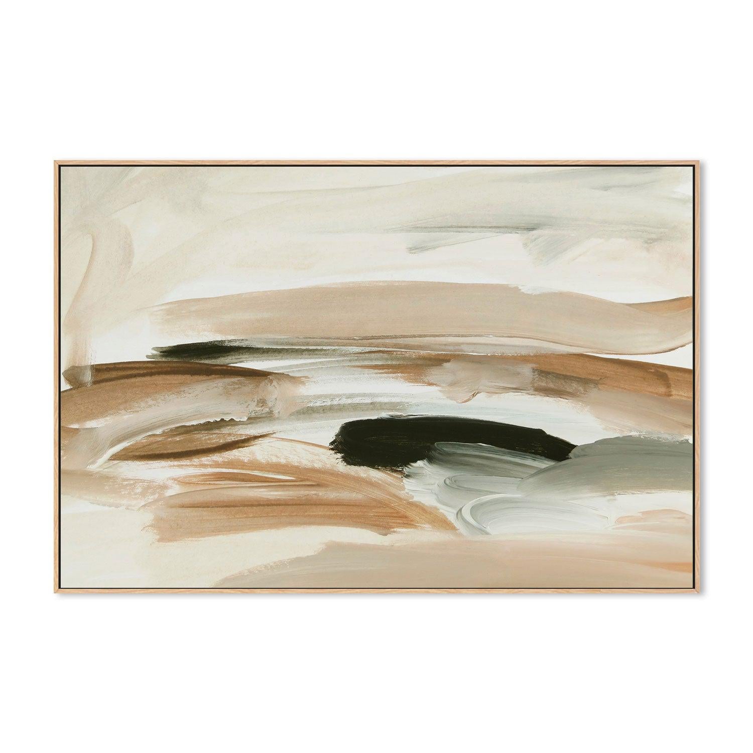 Neutral Attraction , Hand-painted Canvas