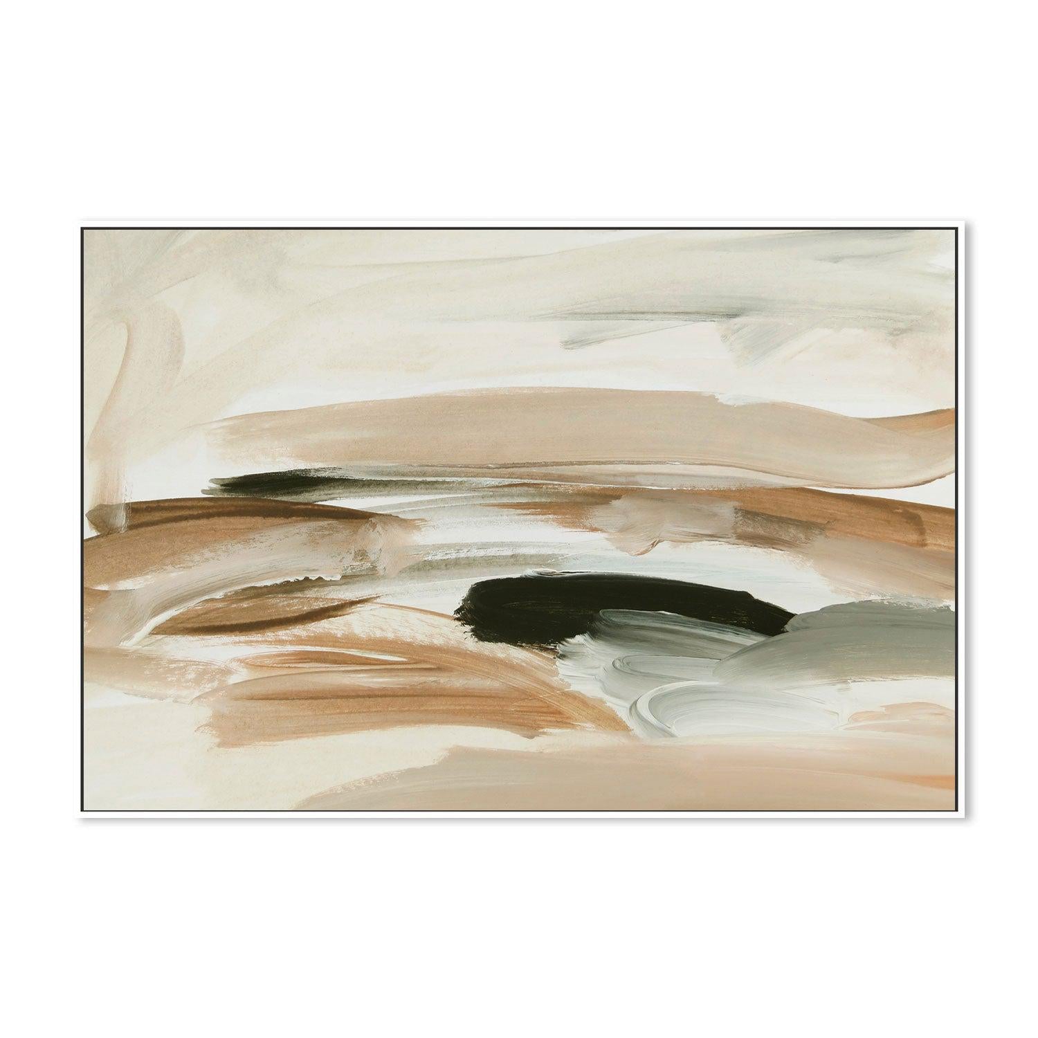 Neutral Attraction , Hand-painted Canvas