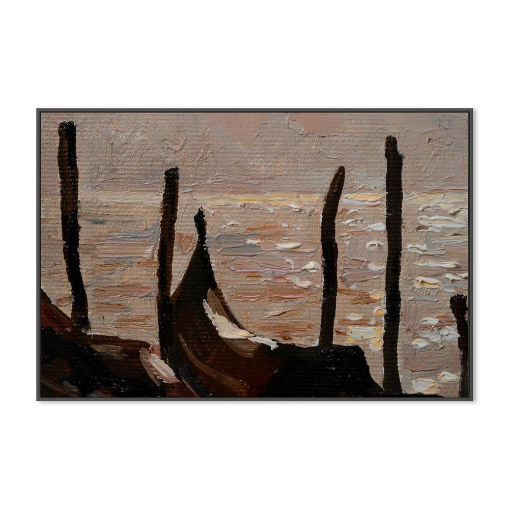 Boat Ride , Hand-painted Canvas