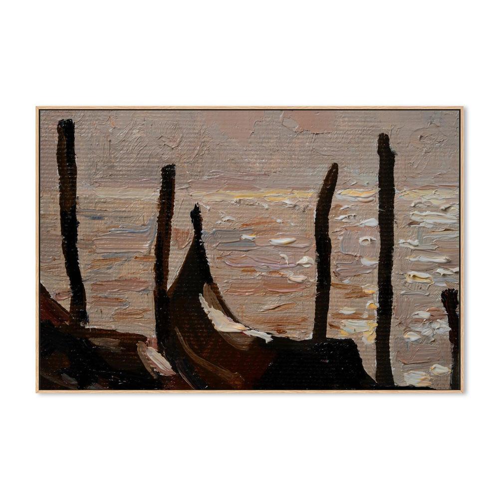Boat Ride , Hand-painted Canvas