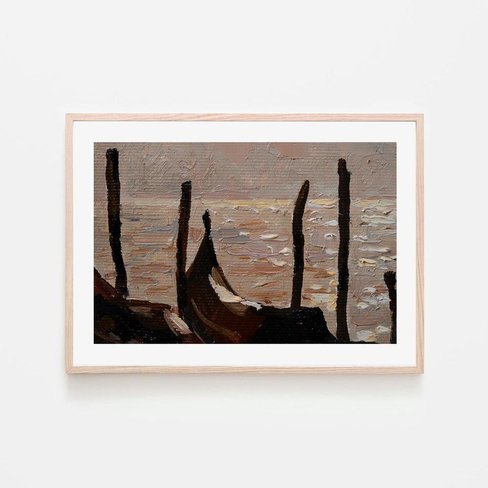 Boat Ride , Hand-painted Canvas
