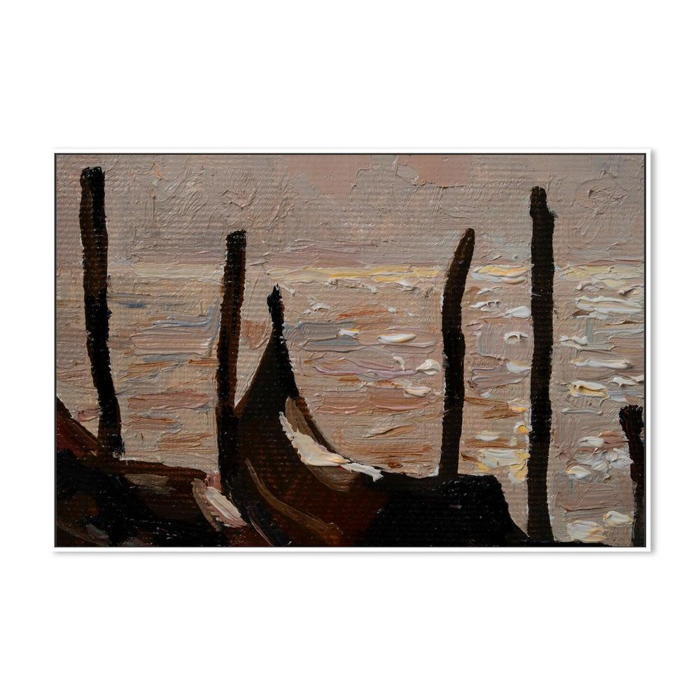 Boat Ride , Hand-painted Canvas
