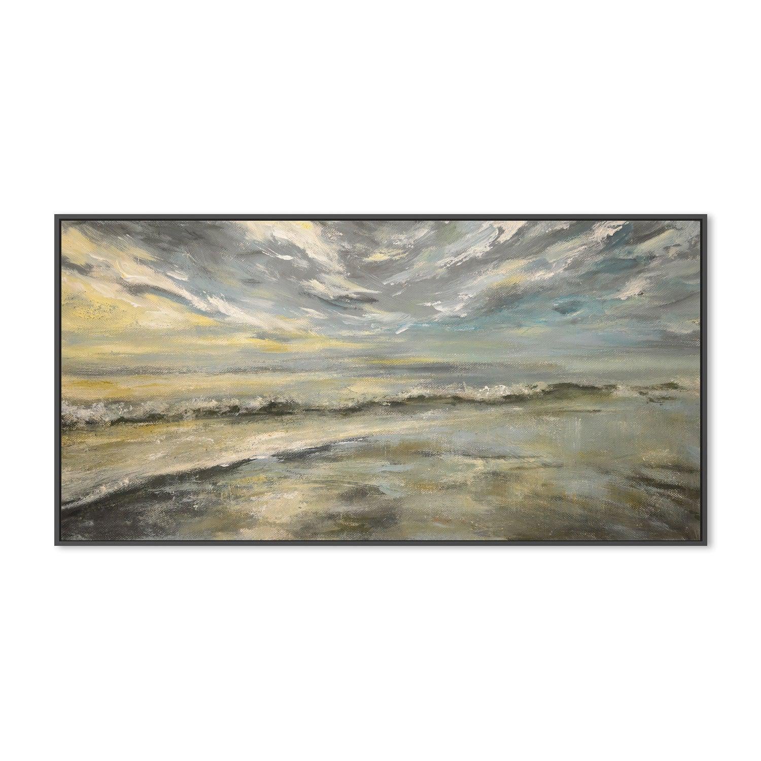Cloudy Sky , Hand-painted Canvas