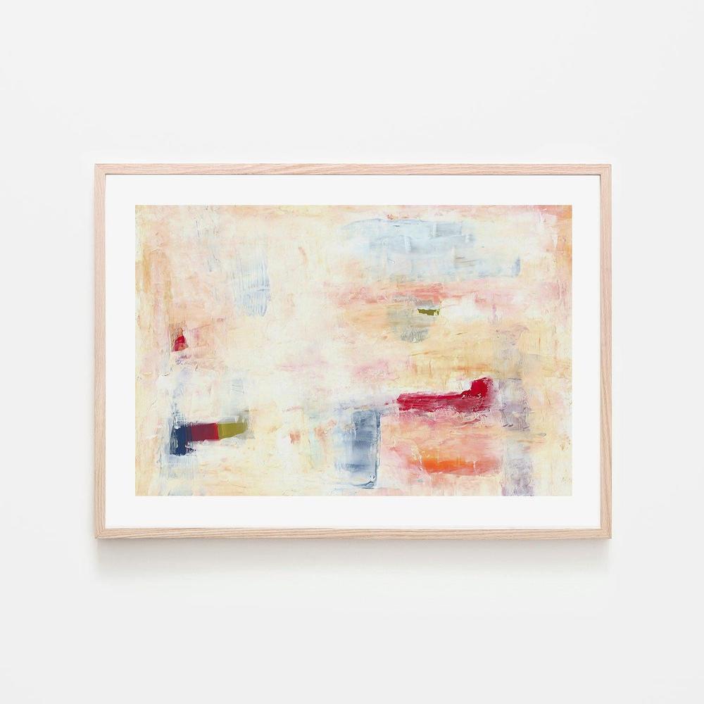 Just Peachy , Hand-painted Canvas