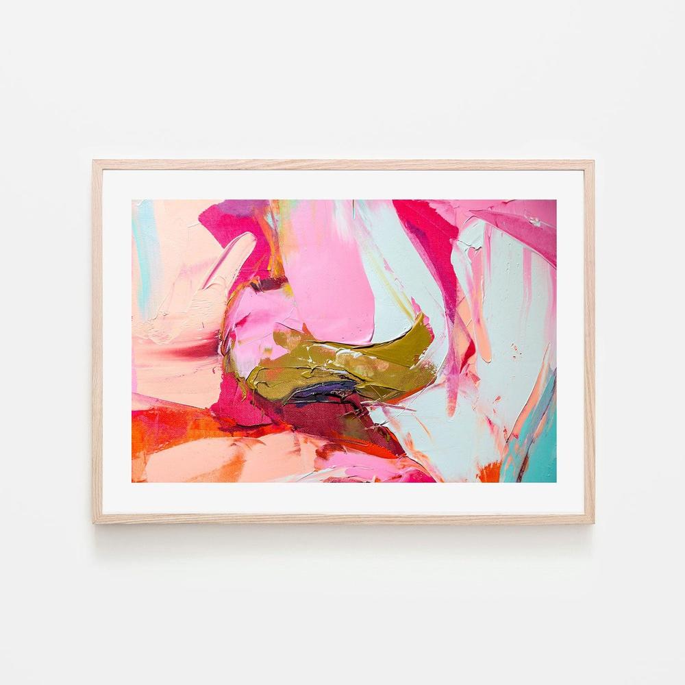Pink For Days , Hand-painted Canvas
