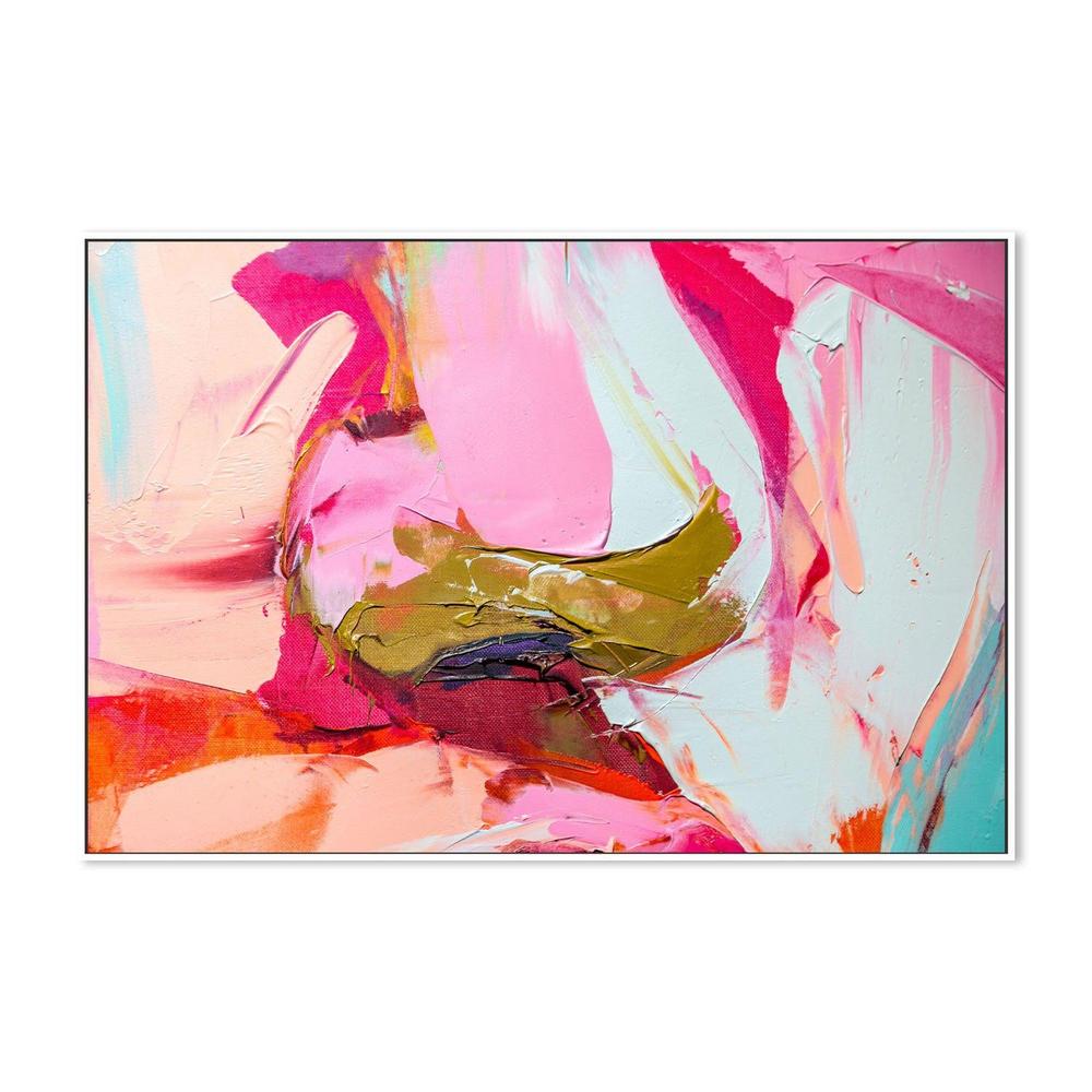 Pink For Days , Hand-painted Canvas
