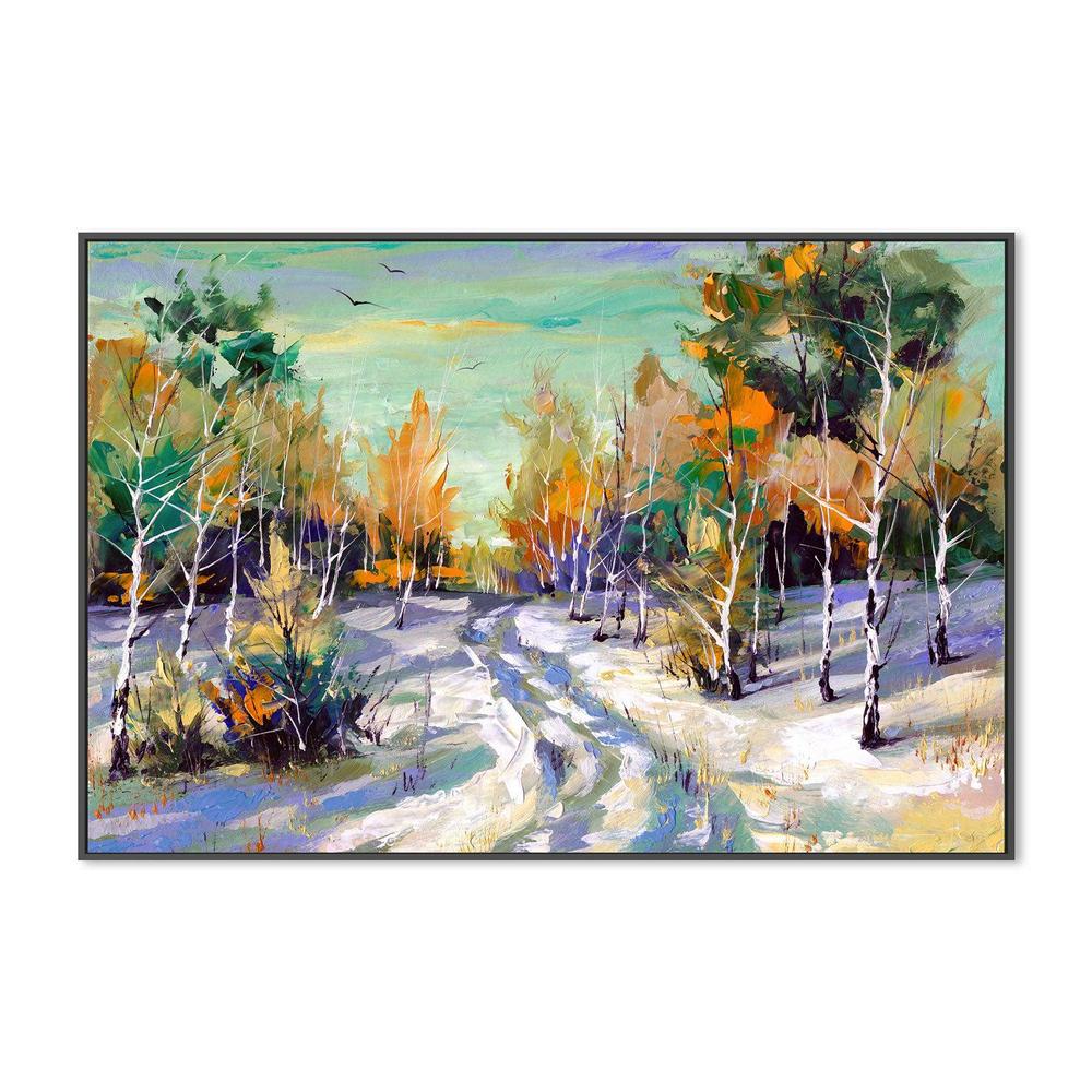 Through The Forest , Hand-painted Canvas