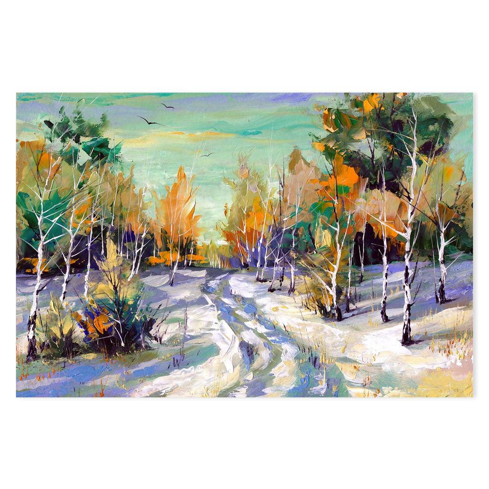 Through The Forest , Hand-painted Canvas