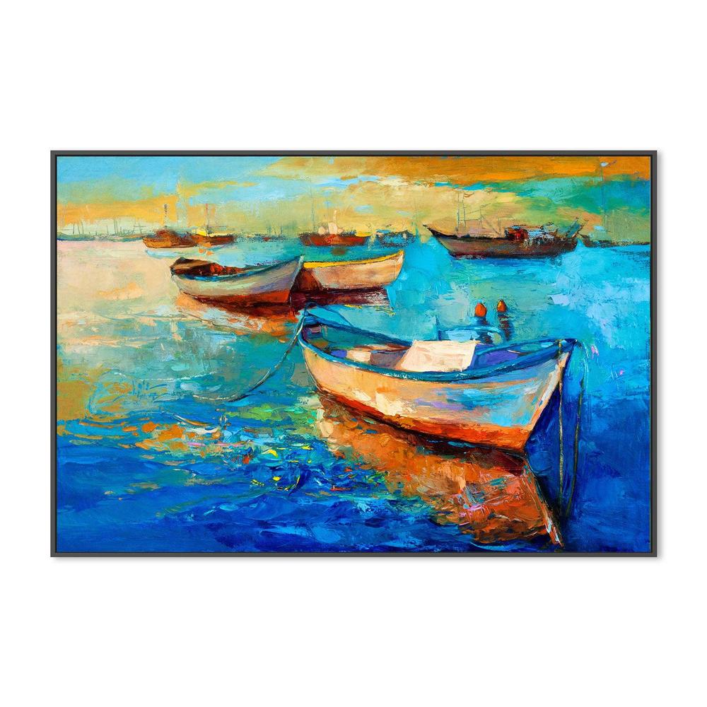 Calm Waters , Hand-painted Canvas
