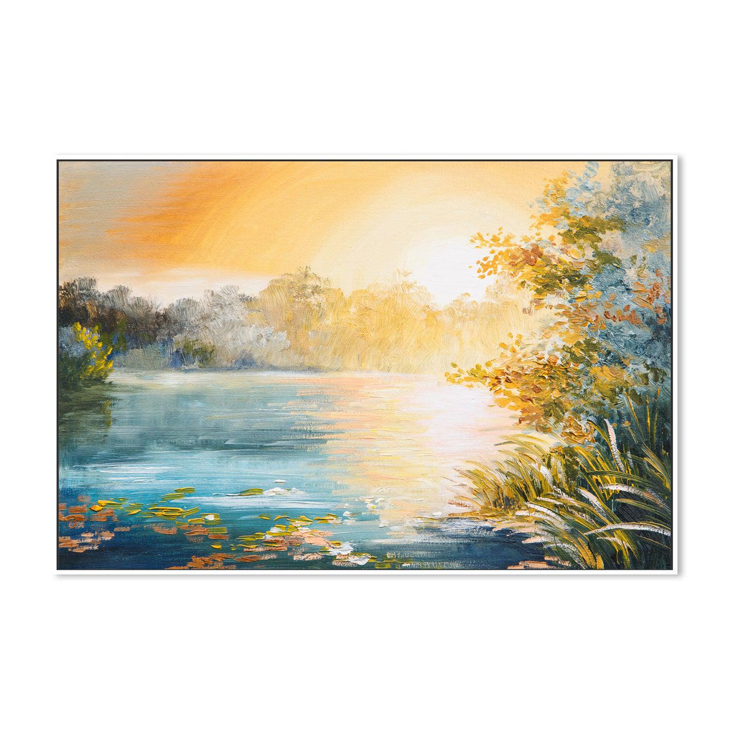 At Sunset , Hand-painted Canvas