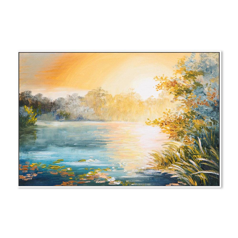 At Sunset , Hand-painted Canvas
