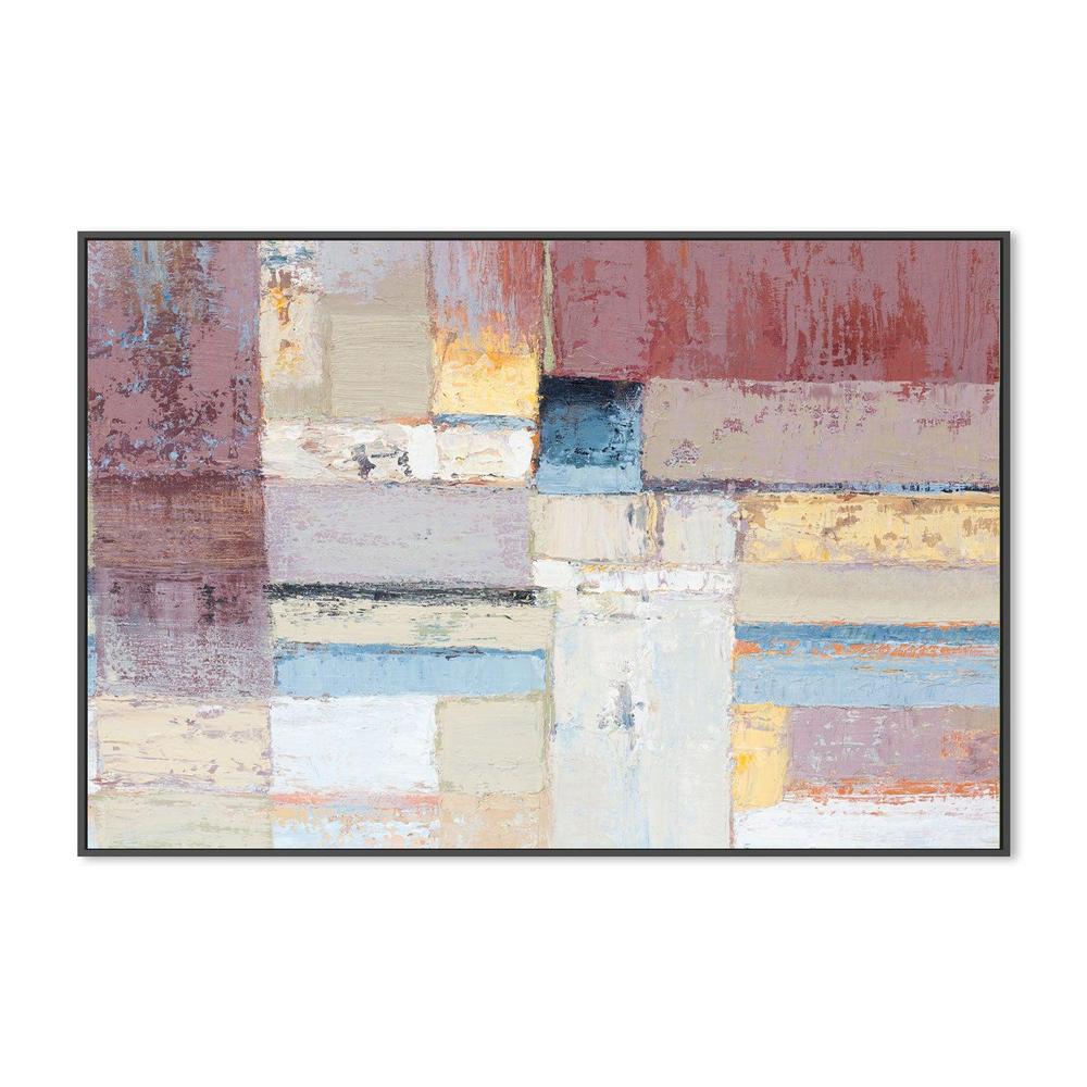 Soft Blocks , Hand-painted Canvas