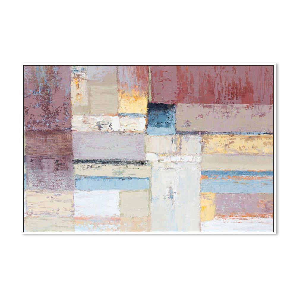 Soft Blocks , Hand-painted Canvas