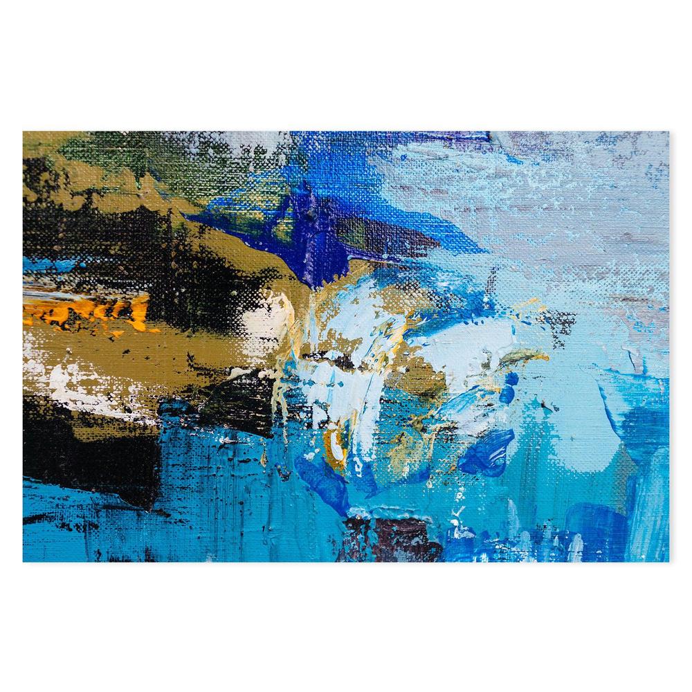 Array of Blue , Hand-painted Canvas