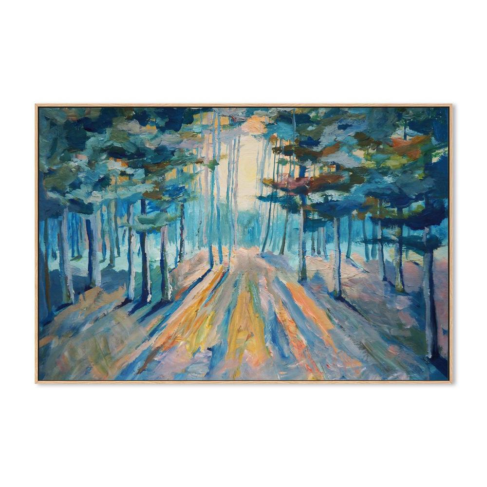 A Clear Path , Hand-painted Canvas