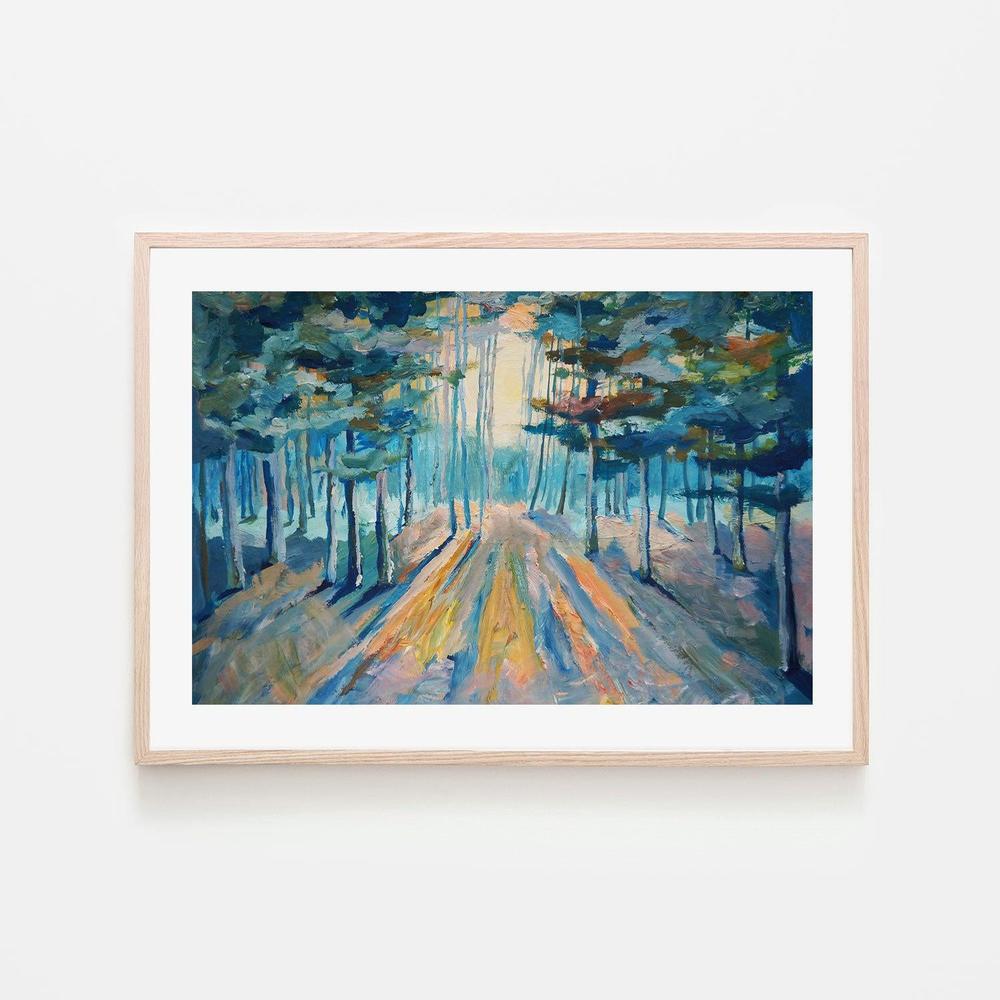 A Clear Path , Hand-painted Canvas