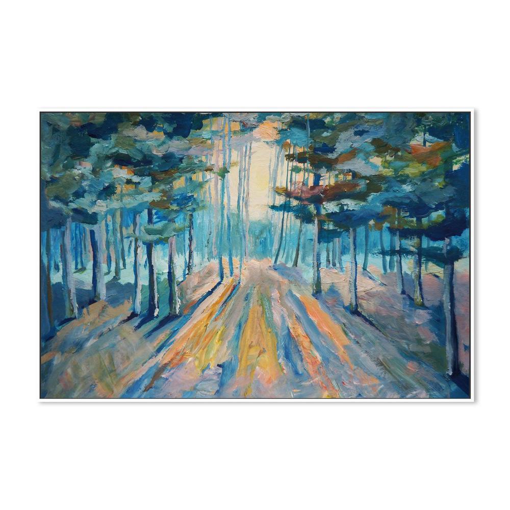 A Clear Path , Hand-painted Canvas