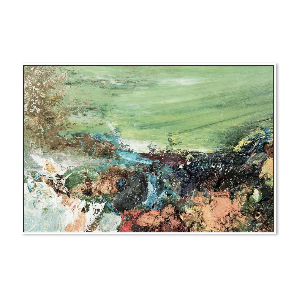 Green Terrain , Hand-painted Canvas