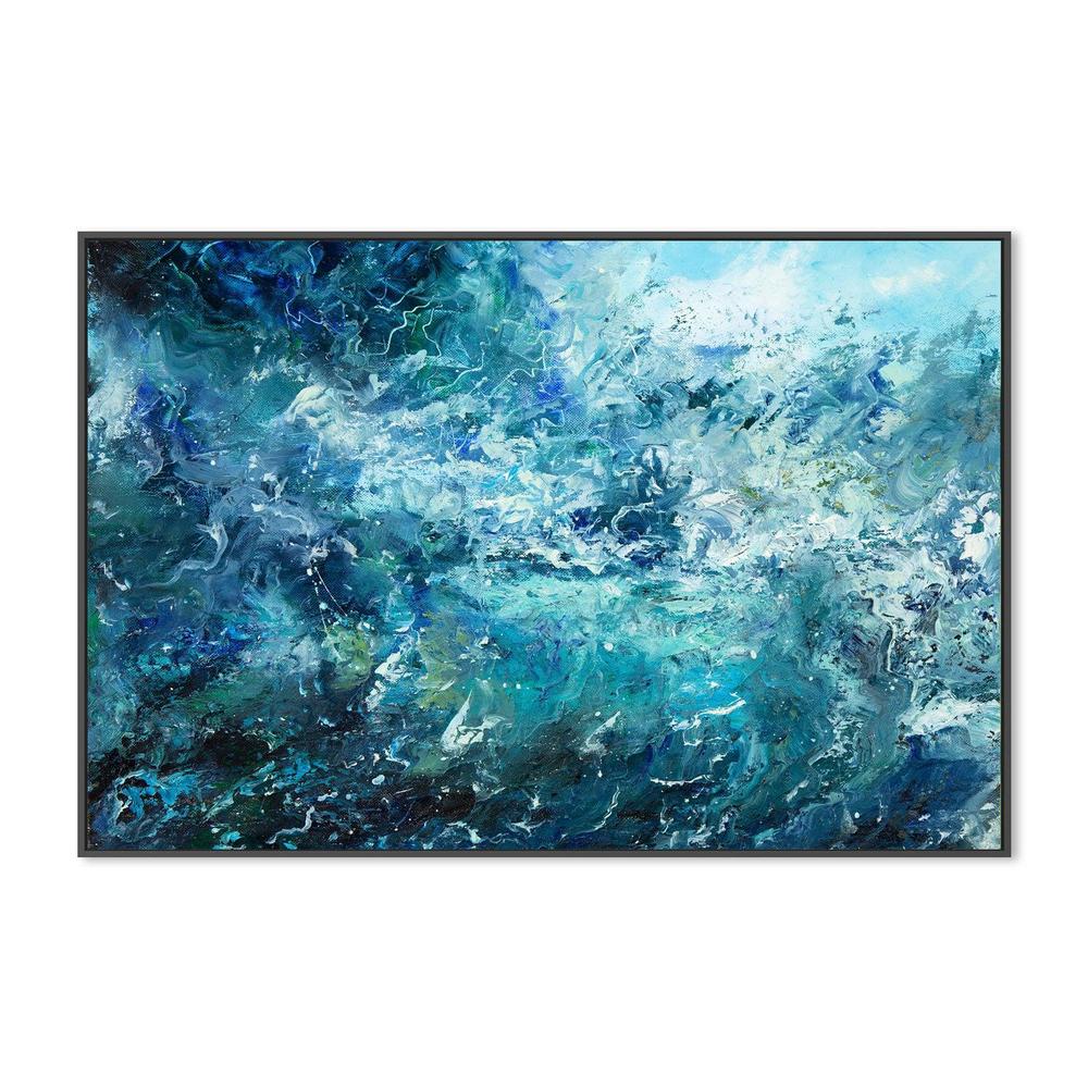 Fractured , Hand-painted Canvas
