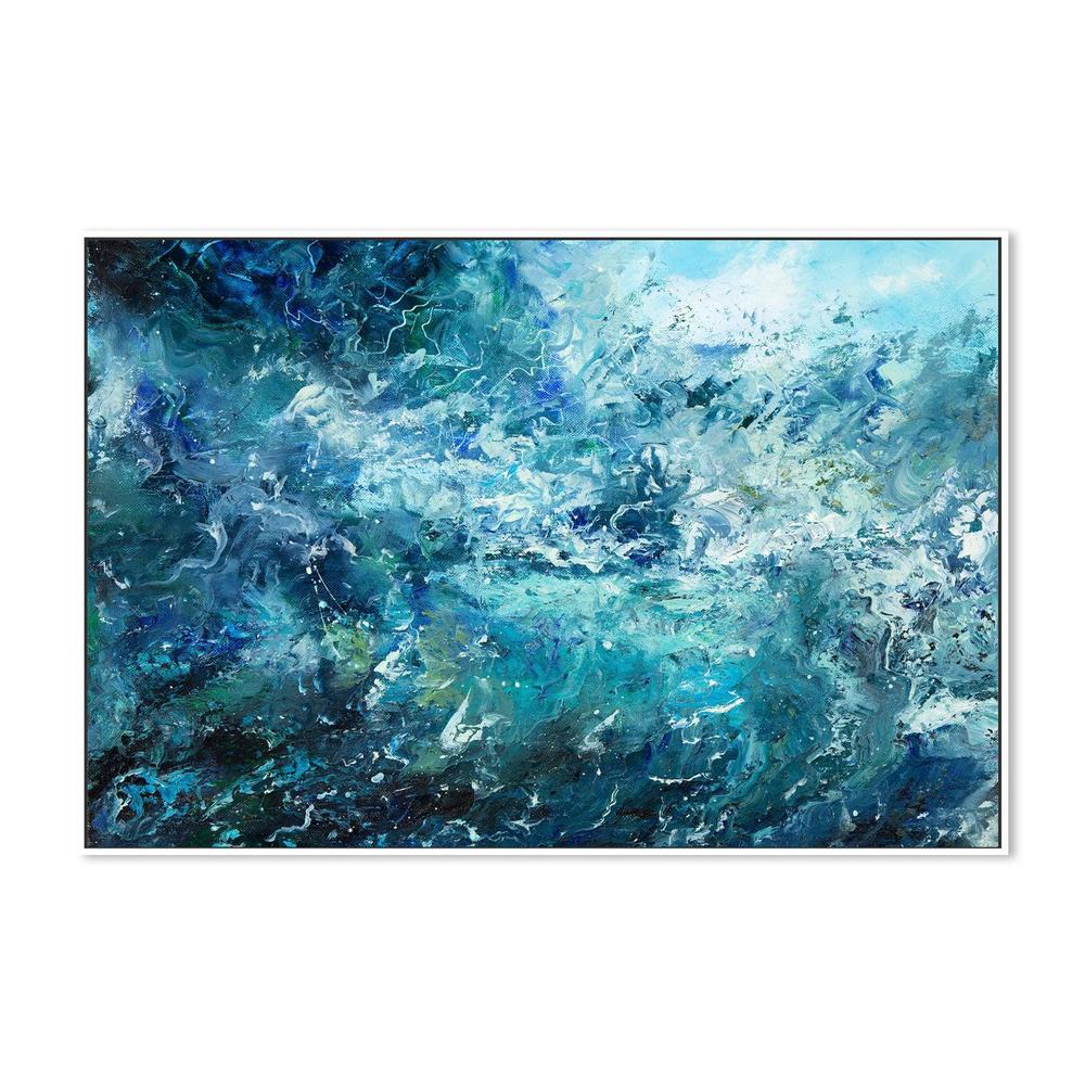 Fractured , Hand-painted Canvas