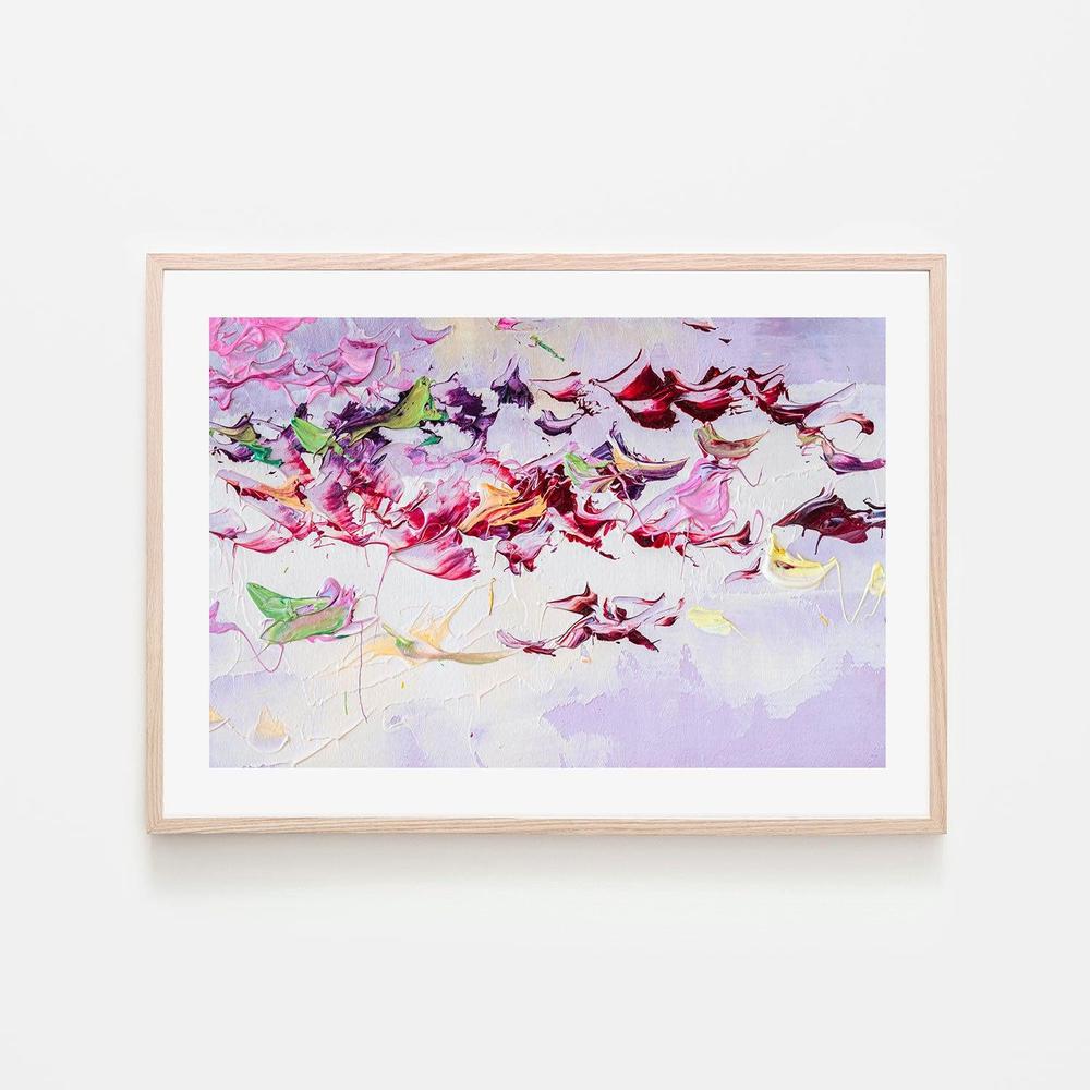 Floating By , Hand-painted Canvas