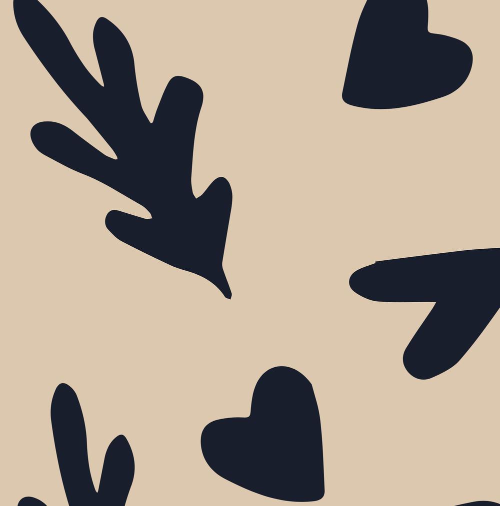 Leaves and Hearts-wallpaper-eco-friendly-easy-removal-GIOIA-WALL-ART