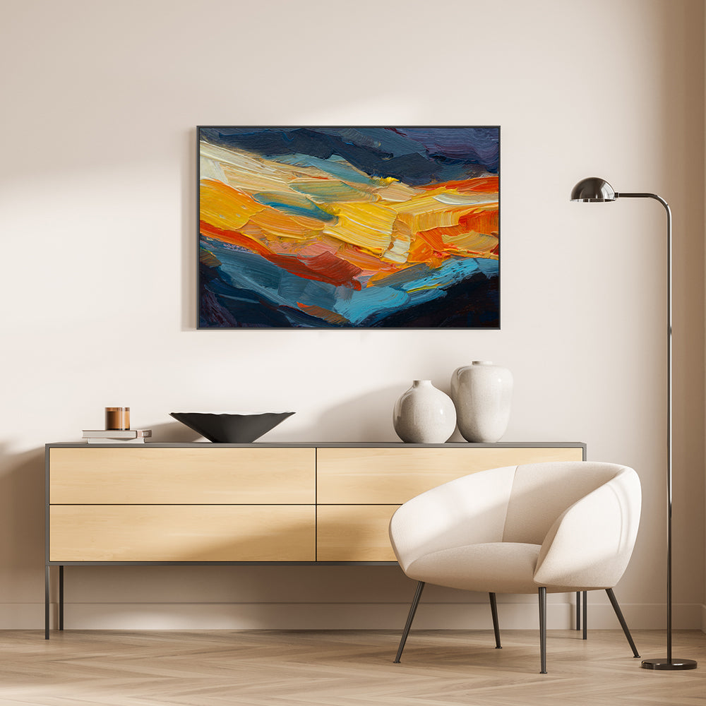 Playing With Fire, Style B , Hand-painted Canvas