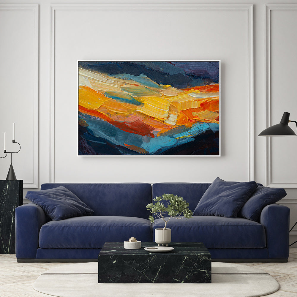 Playing With Fire, Style B , Hand-painted Canvas