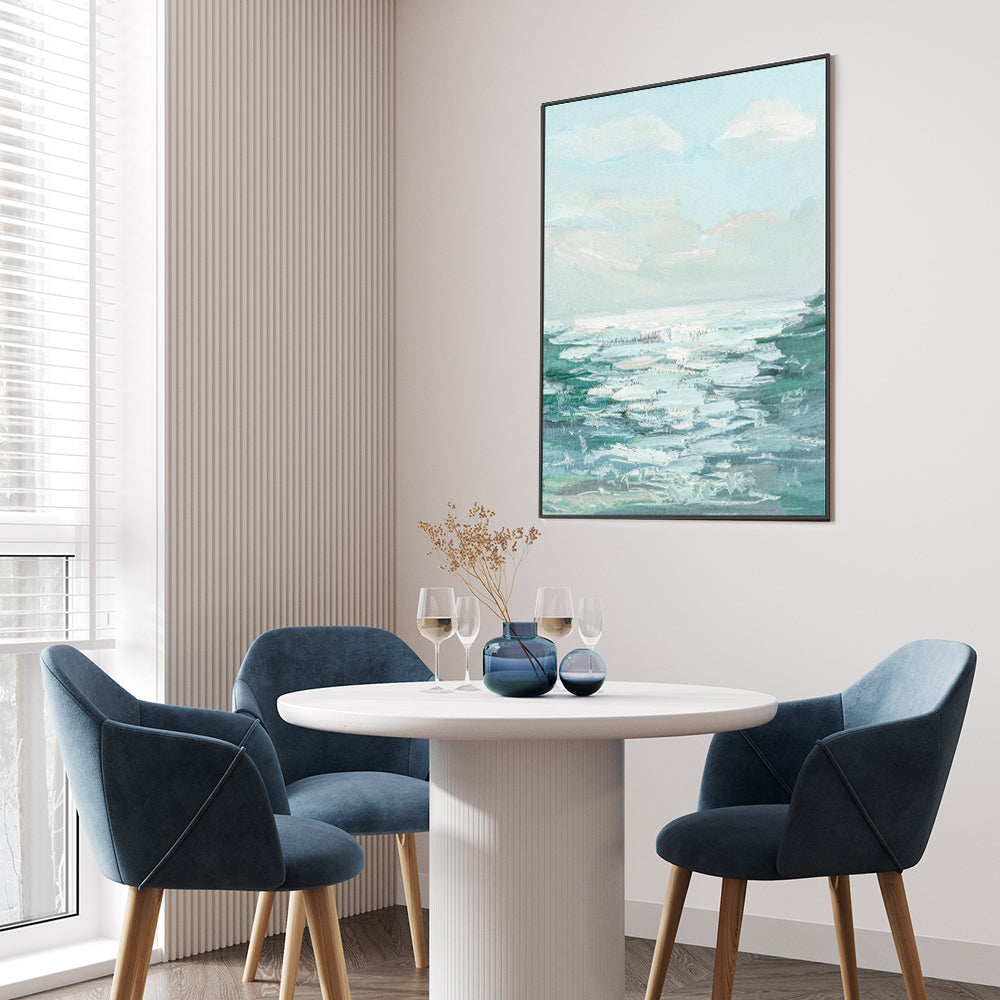 Glistening Water , Hand-painted Canvas