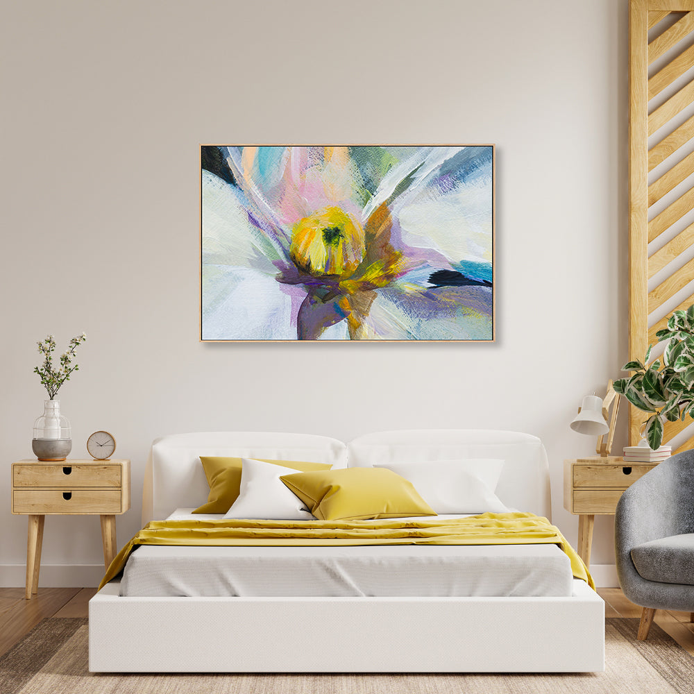 Daisy Centre, Style A , Hand-painted Canvas