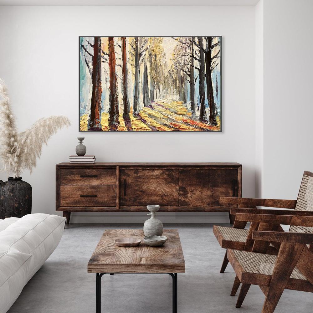 Shadows Forest , Hand-painted Canvas