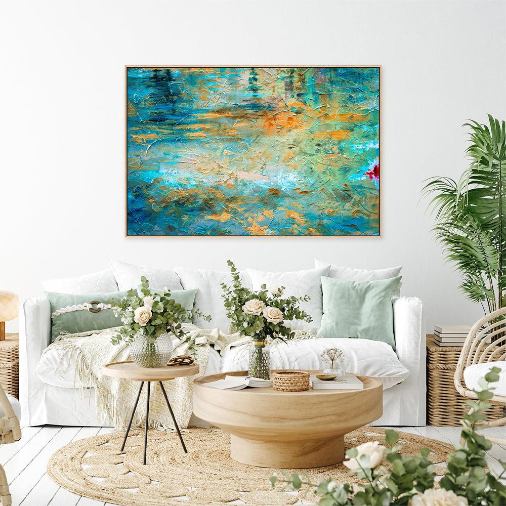 Reflections , Hand-painted Canvas
