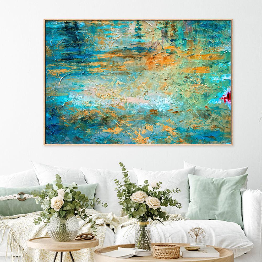 Reflections , Hand-painted Canvas