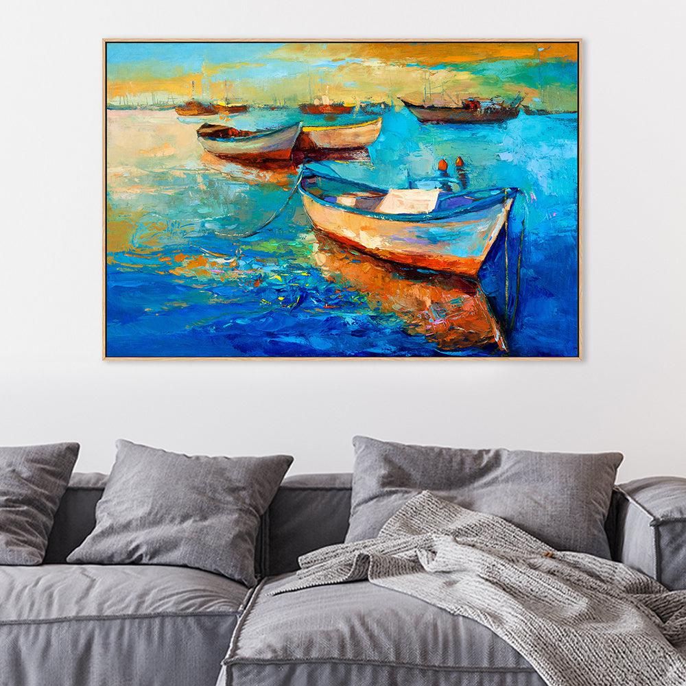 Calm Waters , Hand-painted Canvas